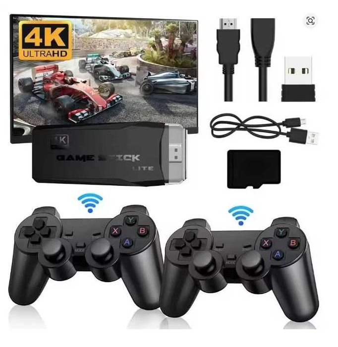 M8 4K Retro Game Stick - 64 GB pré-carregado com mais de 20.000 Jogos