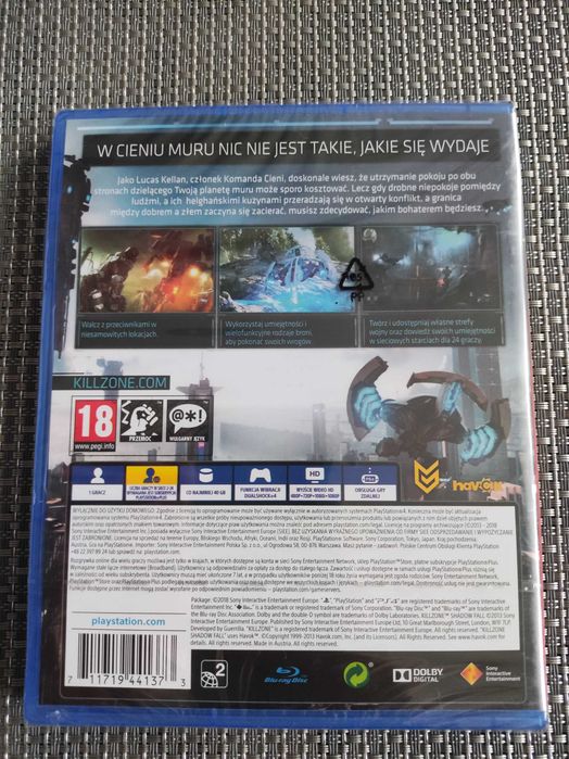 Killzone: Shadow Fall PS4 nowa w oryginalnej folii