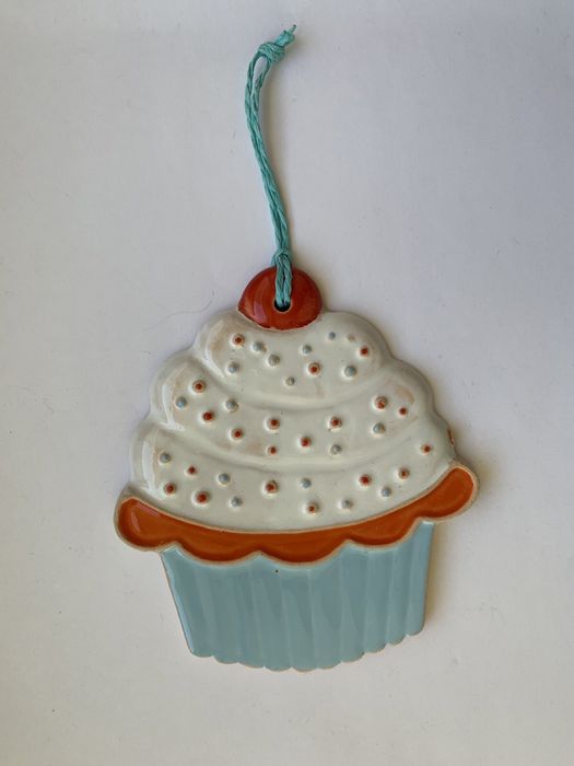 Подвеска Кекс на подарок, для декора, игрушка на ёлку