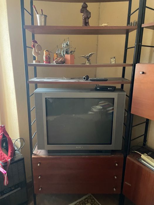 Móveis sala castanho anos 80