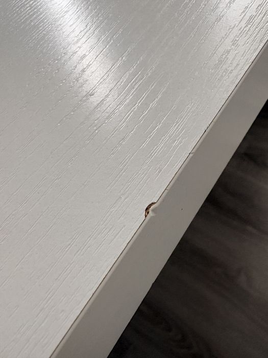 biurko ikea białe