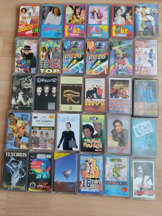 Kaseta scorpions metalica saxon disco polo roxette