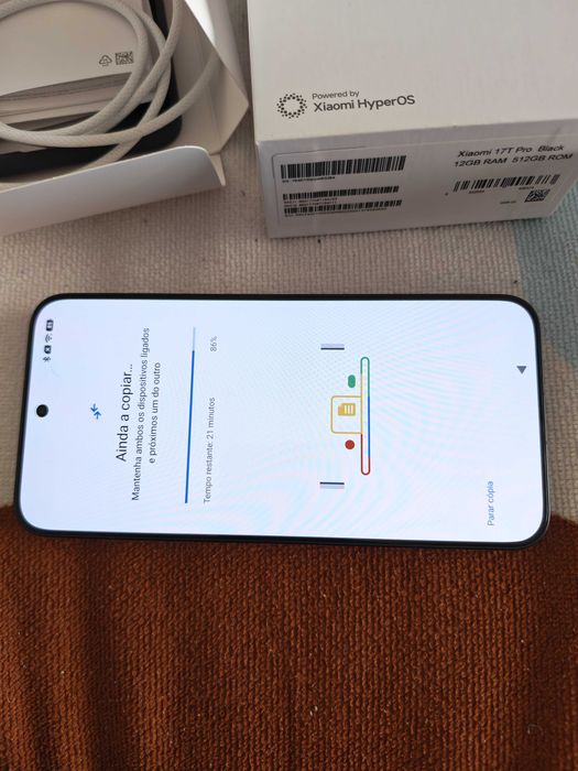Xiaomi 17tpro 12/512 novo preto a estrear na Caixa