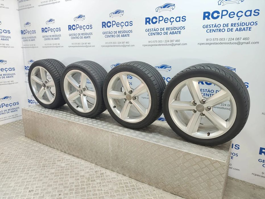 Conjunto Jantes Ronal 18 Originais Audi A4 B8 S-Line S Line 8J ET46
