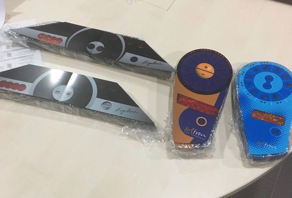 Folia na panel sterowania Ergoline Soltron wyklejka panel dotykowy