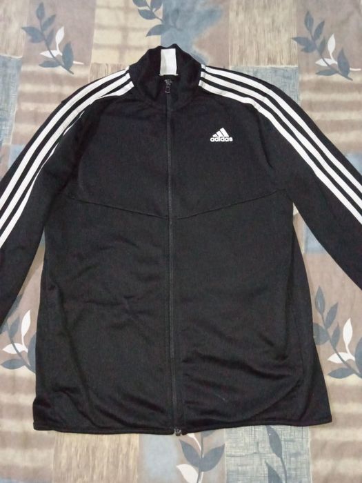 Черная Адидас мастерка оригинал