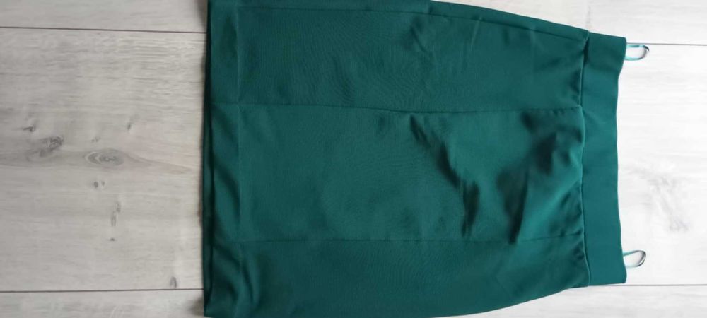 Spódnica mini butelkowa zieleń rozmiar S