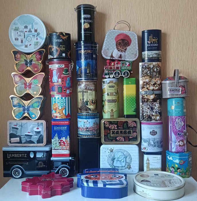 Коробка жестяная