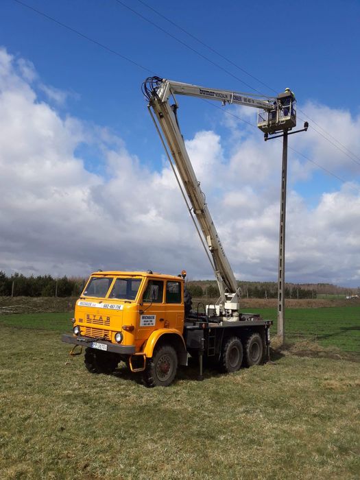 Podnośnik koszowy zwyżka