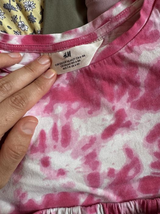 Речі на дівчинку 6-7 років, сукня,велосипедки, шорти h&m, сарафан
