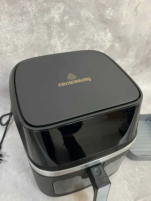 Аэрогриль 2 тена мультипечь аэрофритюрница объем чаши 10л 3200Вт Crownberg CB‑5557, аерогриль, аерофритюрниця, мультипічь есть опт