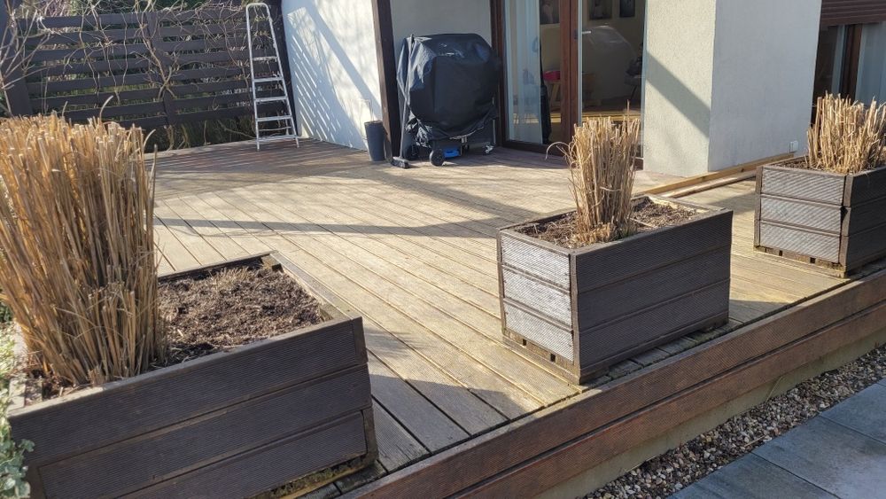 Deska tarasowa drewniana około 30m2