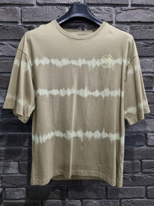 Мужская трикотажная футболка Zara с эффектом тай-дай (tie-dye)
