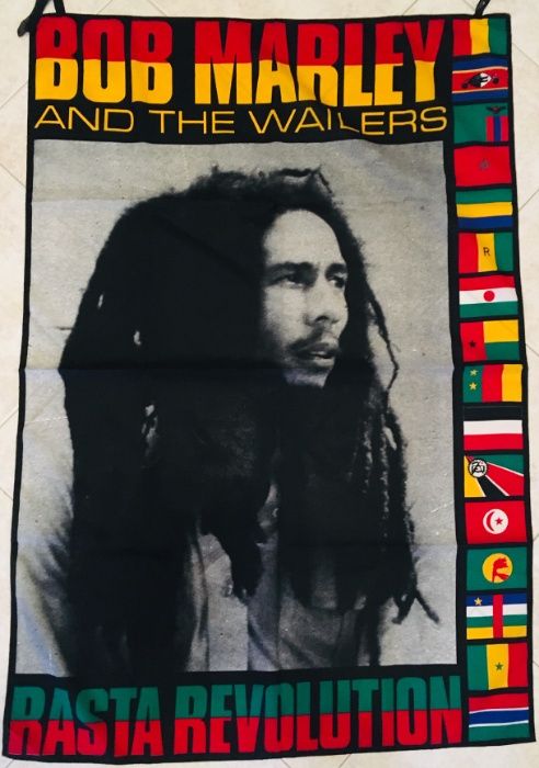 Lenços Bandeiras Bob Marley