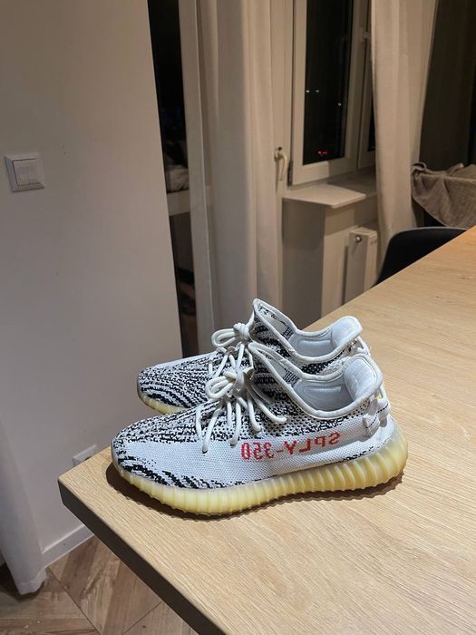 adidas Yeezy boost 350 v2 zebra 40 2/3 beluga onyx black white bone c