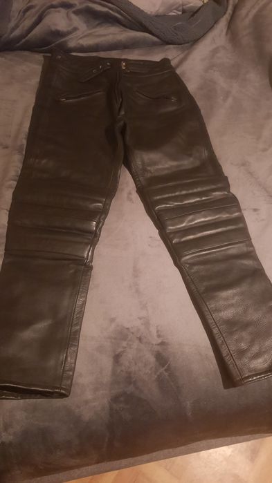 Calças de moto speed motorbike wear L couro