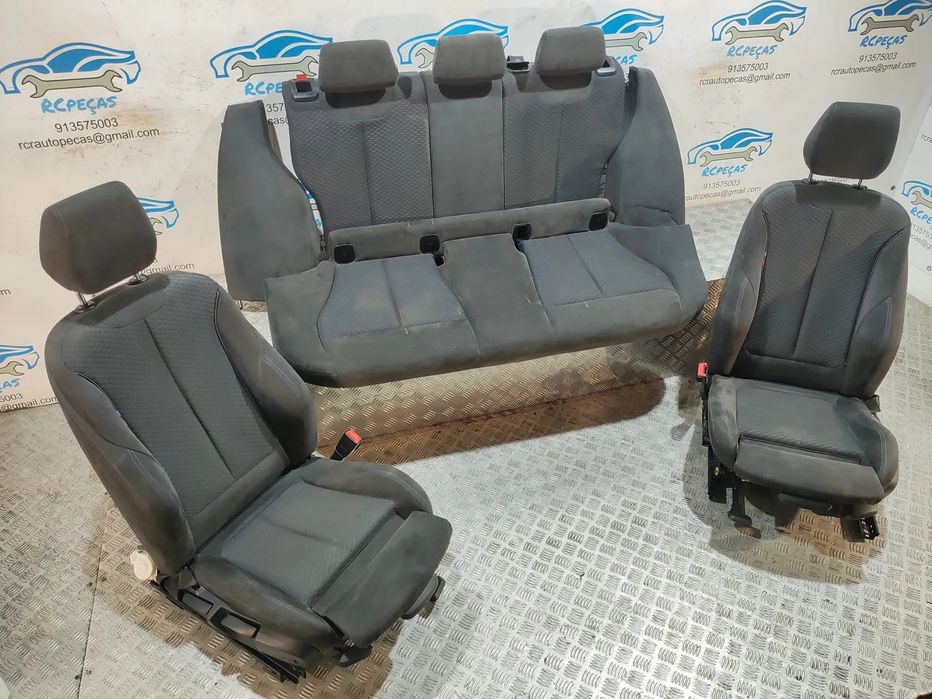 Conjunto bancos em Alcântara BMW Serie 1 F20 Pack M
