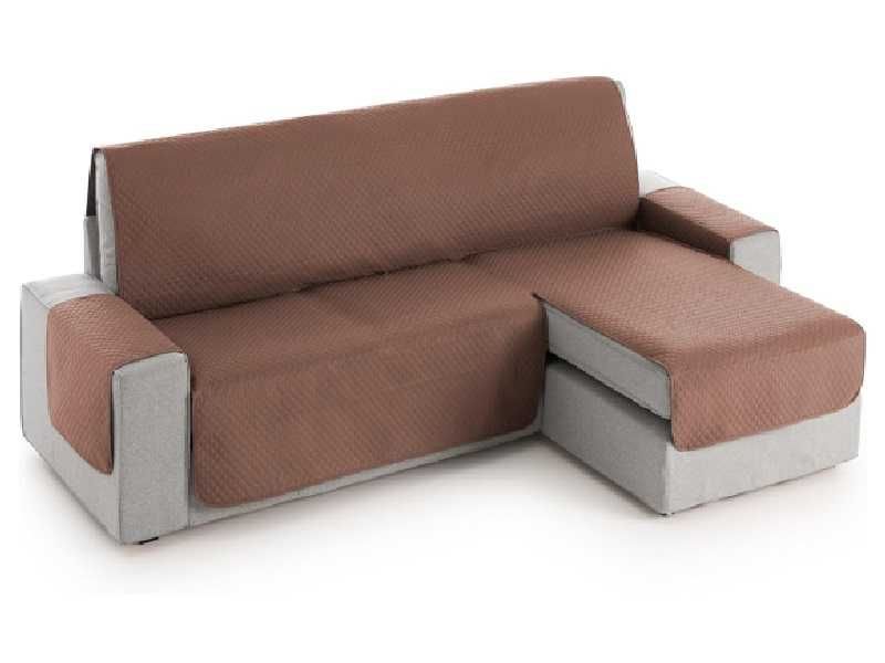 Pokrowiec na narożnik prawe ramię Textil-Home Adele 240 cm brązowy