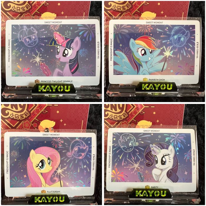My Little Pony KAYOU: Редкие карты и аксессуары поштучно и набором