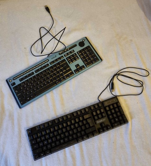 Teclados para Computador vários tipos usados a trabalhar