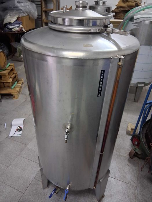 Cuba inox 350 litros para vinho