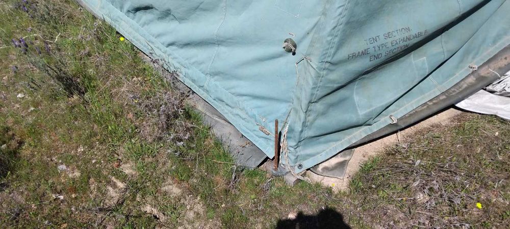 Tenda militar 25m² do exército dos EUA