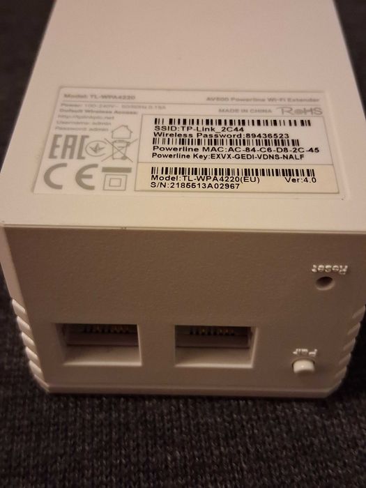 Extensor Universal Wi-Fi TP-Link AV600