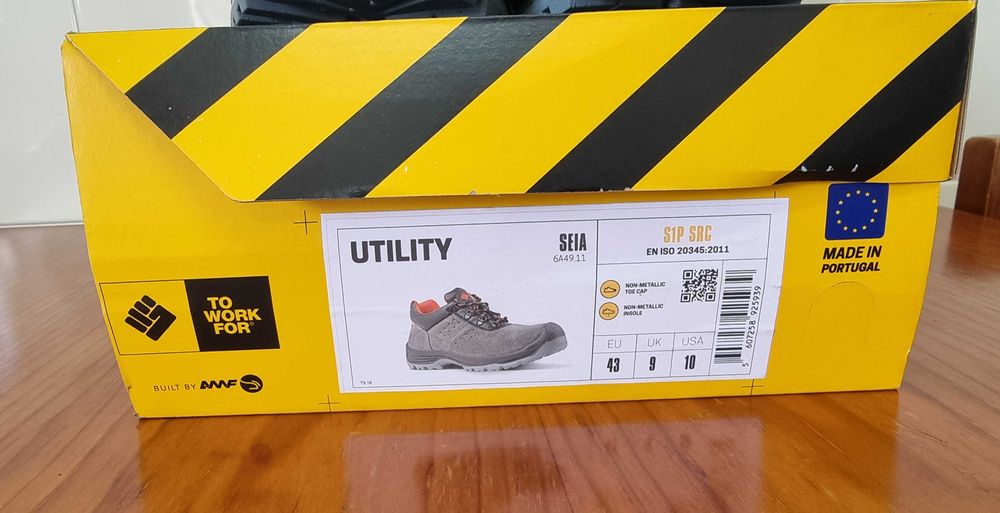 Botas de Trabalho com Biqueira de Aço