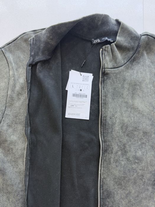 Кофта Zara в винтажном стиле , в рубчик