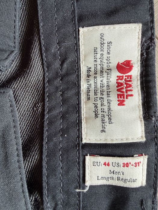 Fjallraven spodnie KEB czarne