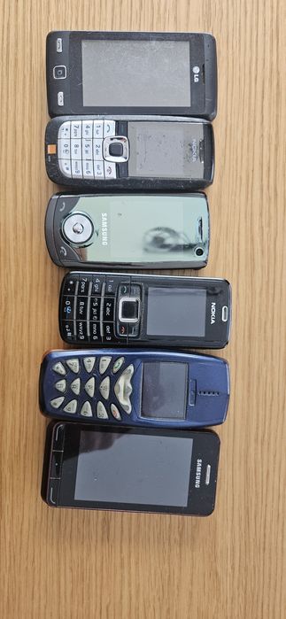 Różne telefony używane