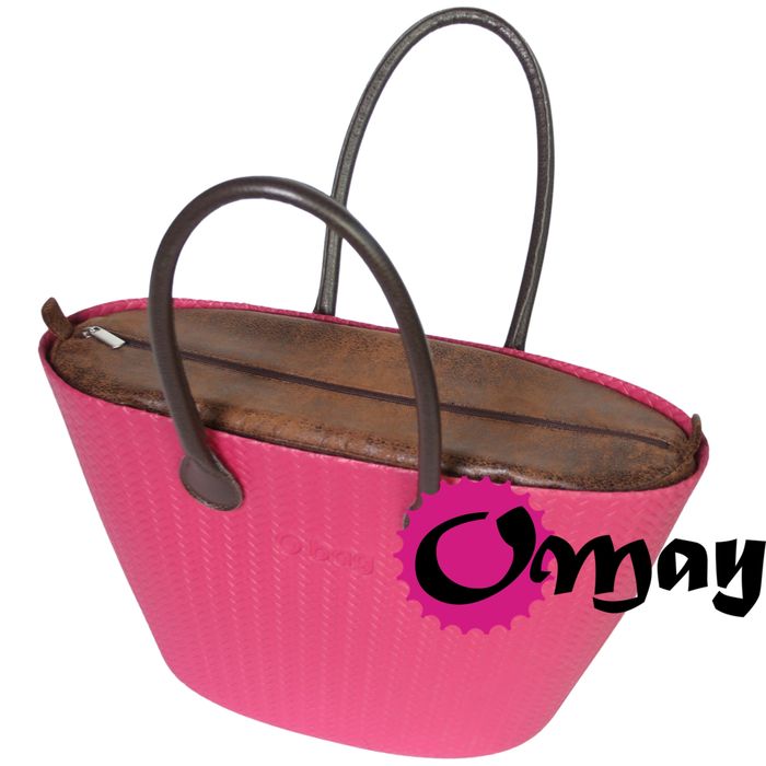 Organizer do OBAG KNIT MINI Playa Mini Nakrapiany Brąz Czekolada OMAY
