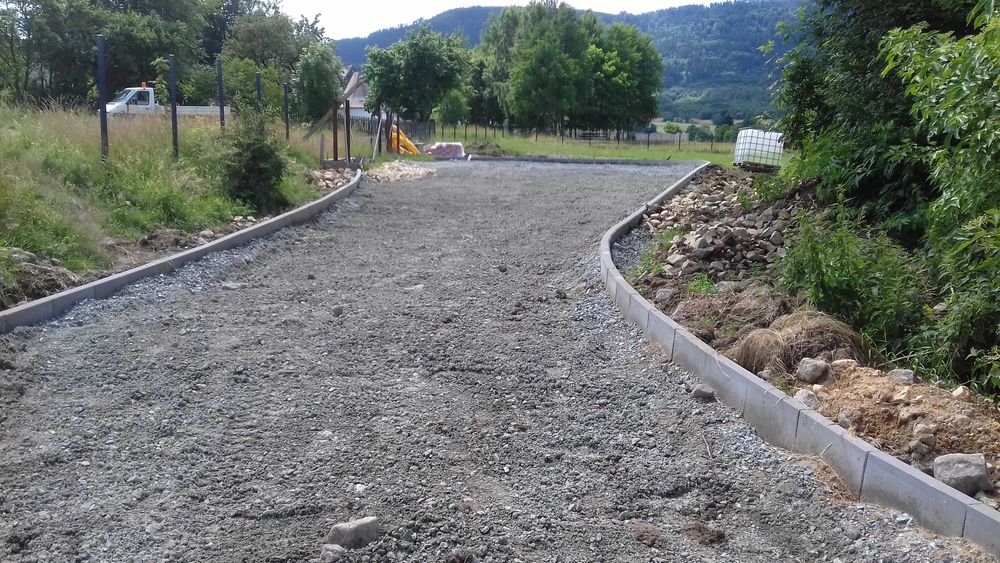 Prace Ziemne Usługi koparko ładowarķa wozidło budowlane 6t