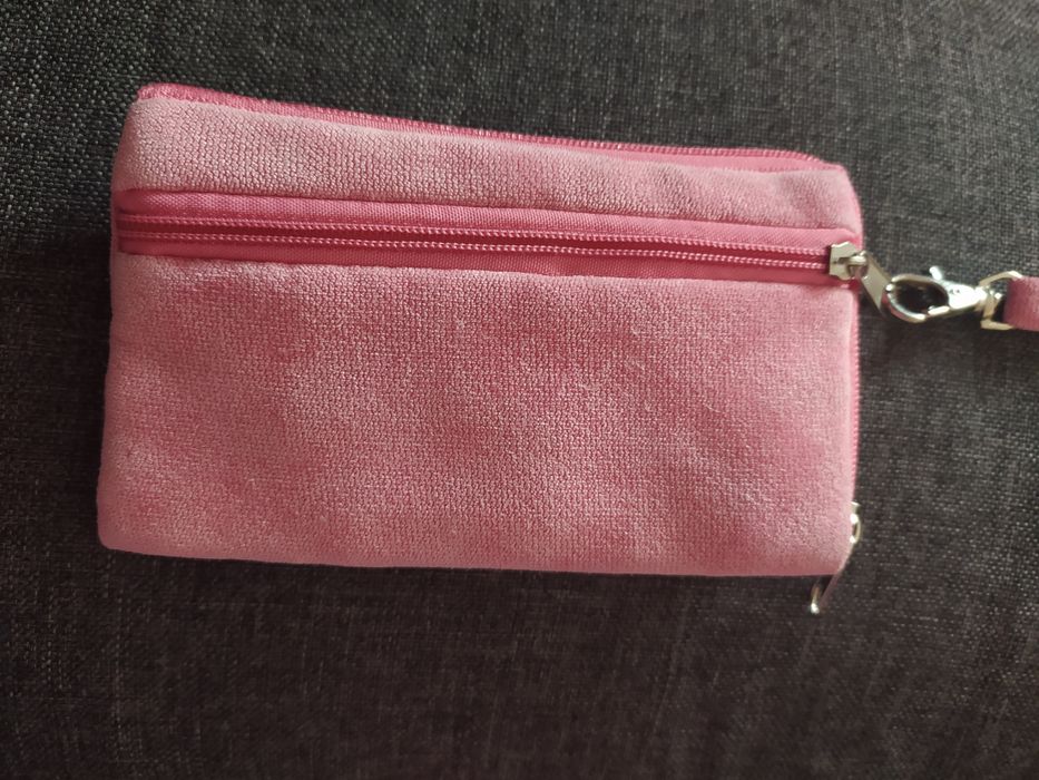 Różowe Etui portmonetka