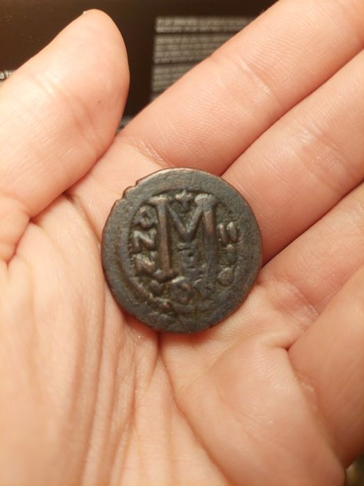 Moeda Bizantina Maurice Tiberius