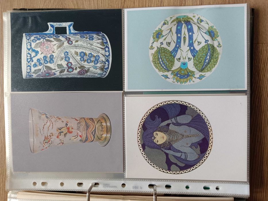 Vários postais coleção