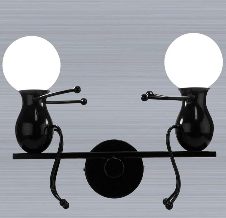 Humanoid kreatywna lampa kinkiet