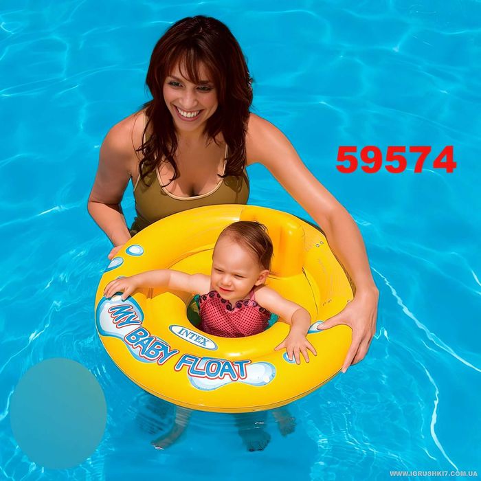 Дитяче коло Intex для плавання 59574 NP  1 - 2 років 56587 EU  1-2 років  Плотик Intex 57558 NP "Фламінго"