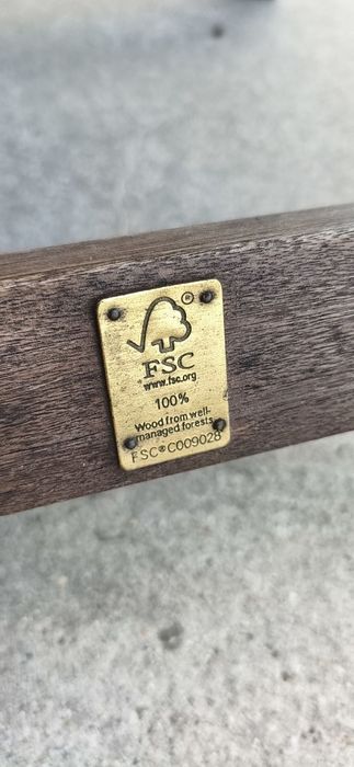 Zestaw mebli ogrodowych - drewniane FSC Jutlandia