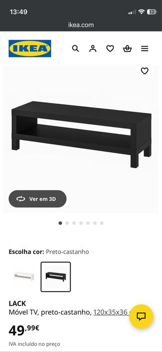 Vende-se móvel de atv LACK Ikea