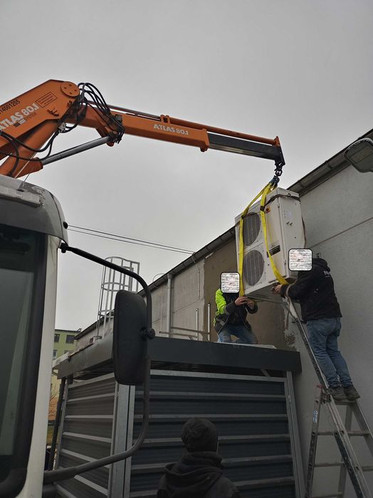usługi transportowe wywrotem lub hds, dźwig