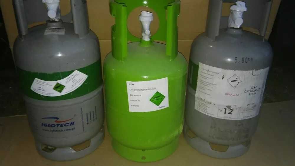 Czynnik Chłodniczy Freon R1234YF R134A R404A 410A R32 407C 507 R290 23