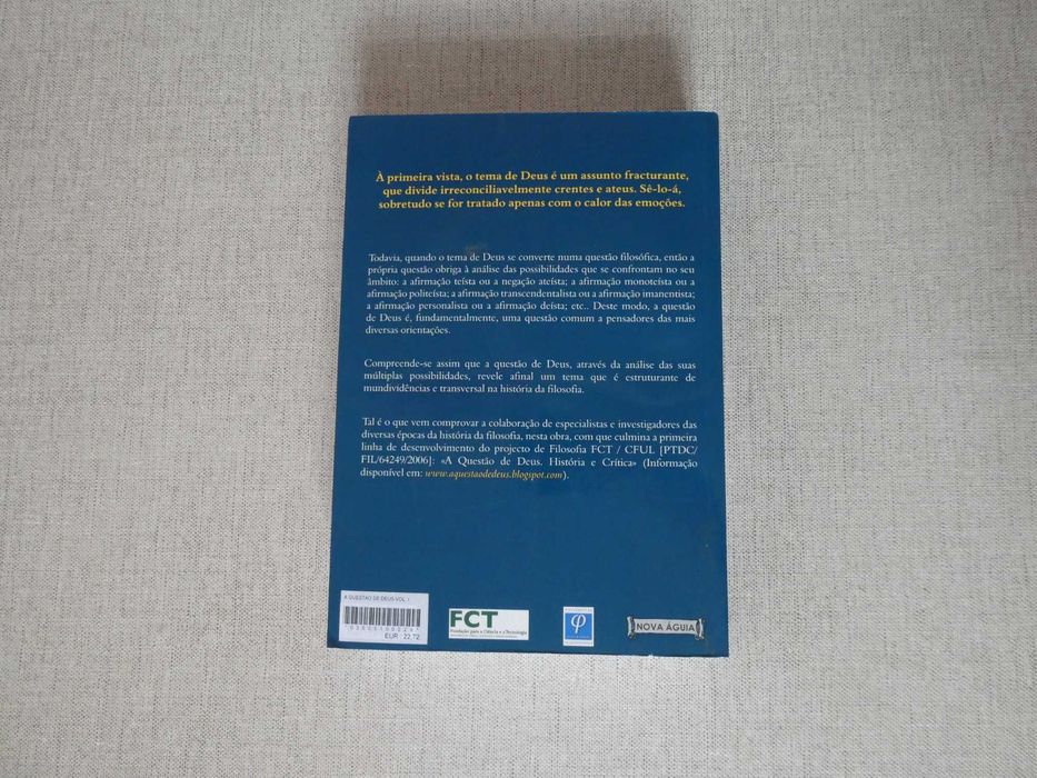 Livro A Questão de Deus na História da Filosofia, Maria Leonor Xavier