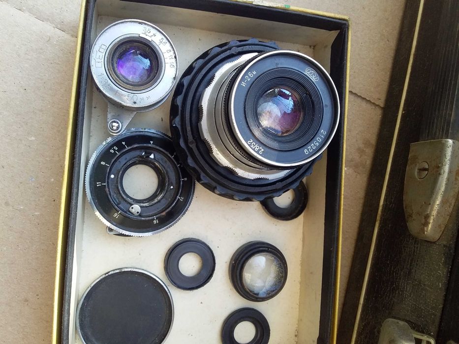 Фотоувеличитель УПА-603, фотоапарати 3шт