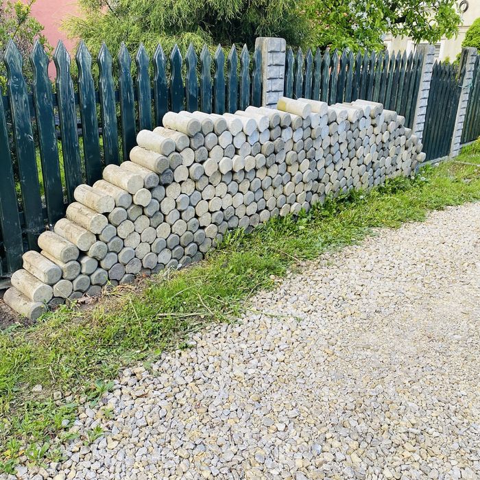 Palisada betonowa ogrodowa , do rabat