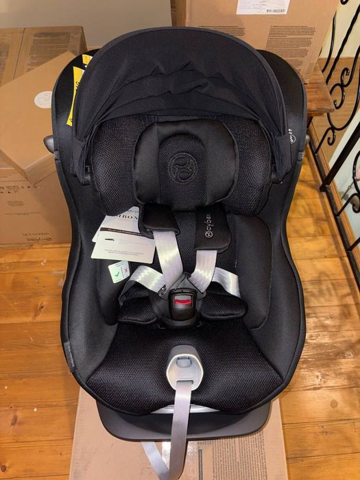 Детское автокресло с базой cybex sirona ti platinum бежеве
