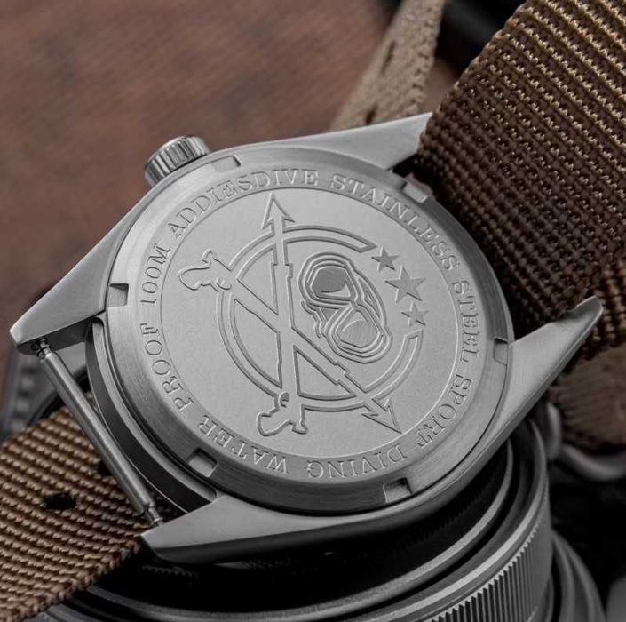 Годинник Військово-польовий тактичний ADDIESDIVE 36mm кварц VH31 WR100 *гарантія