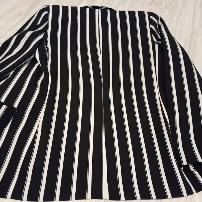 H&M biało-czarna marynarka M jak nowa