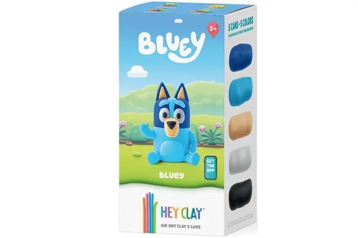 Hey Clay. Bluey + akcesoria. TM Toys