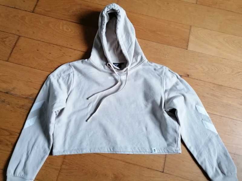 Bluza Hummel XS beżowa krótka